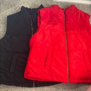 Kids Red and Black Vest